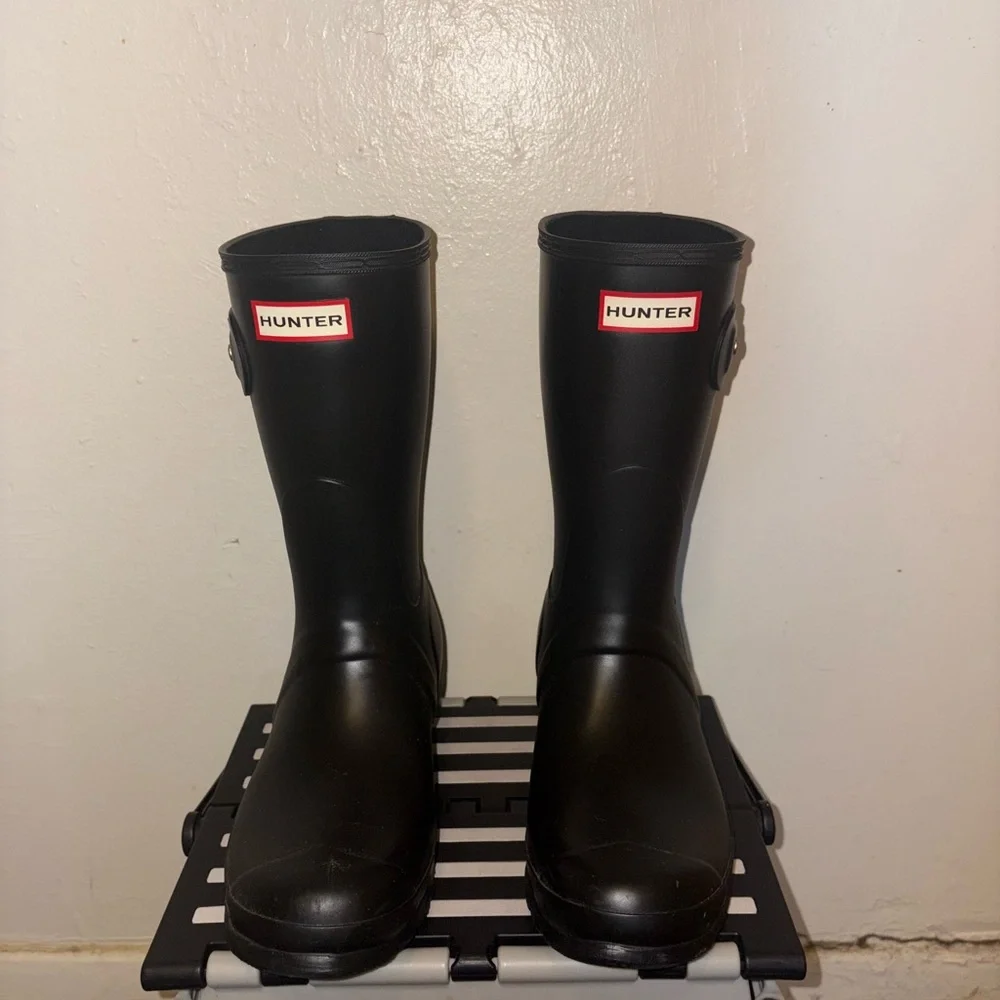Hunter Black Rain Boots